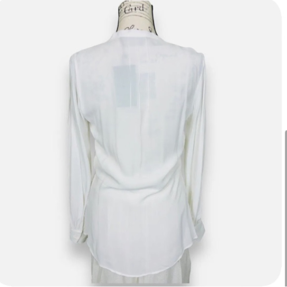 Zara :: White Ruffle Blouse - Picture 4 of 6